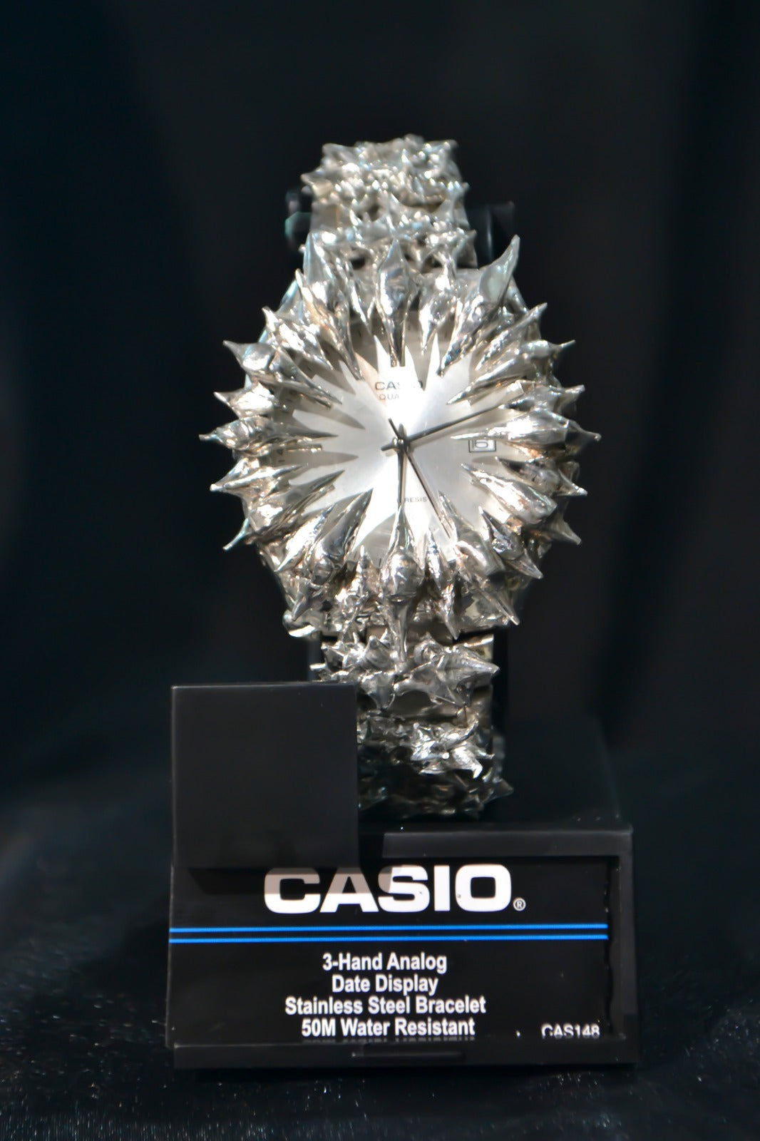 Silver Casio Classic Quartz 1183 – Reimagined