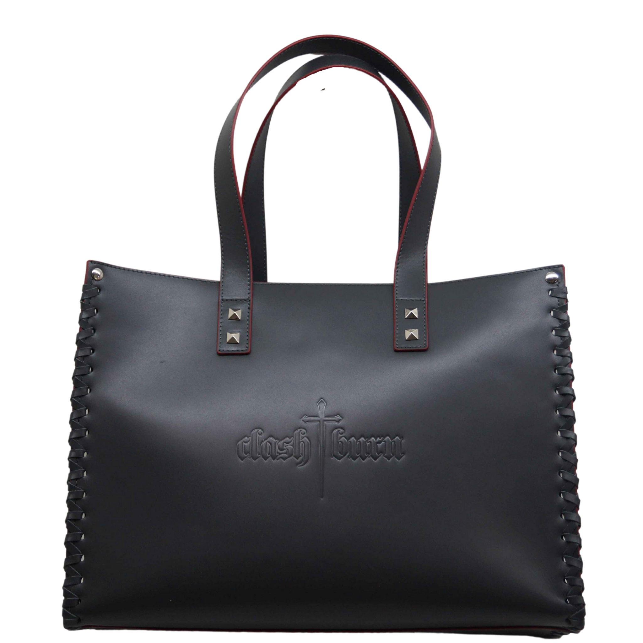CITY LEATHER TOTE BAG