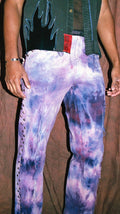 TRASH DENIM ACID WASH PURPLE