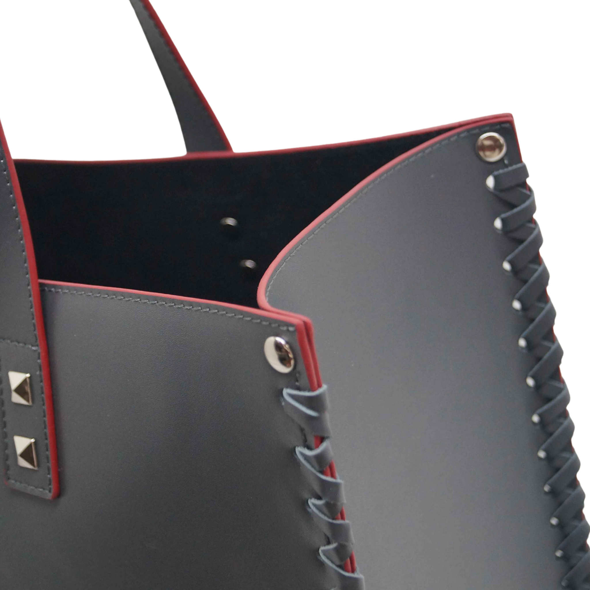 CITY LEATHER TOTE BAG