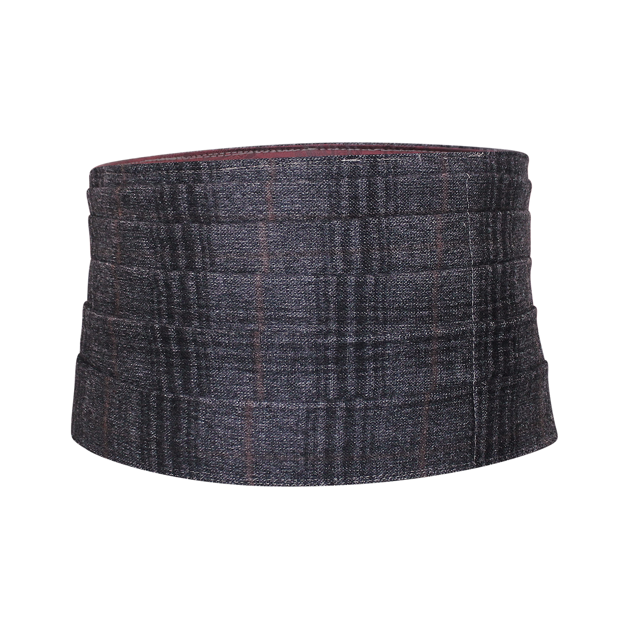 TARTAN PRINT CASHMERE CUMMERBUND
