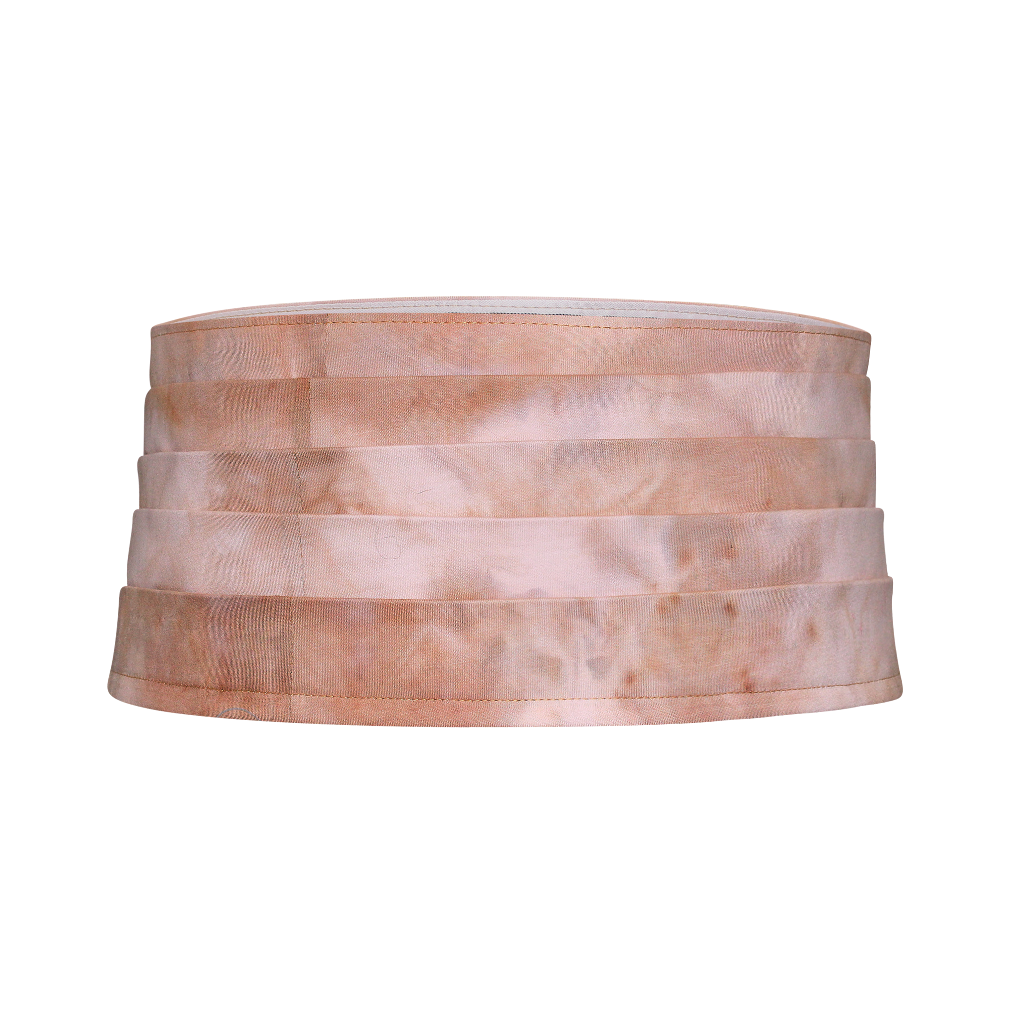 ACID PEACH DYED COTTON CUMMERBUND